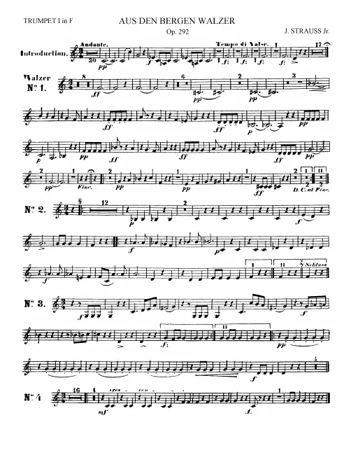 Trumpet 1, 2 (F)