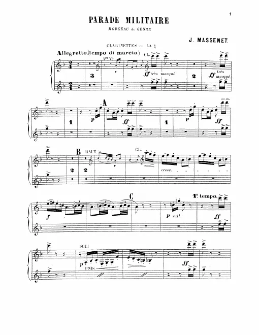 Clarinet 1/2 (A)