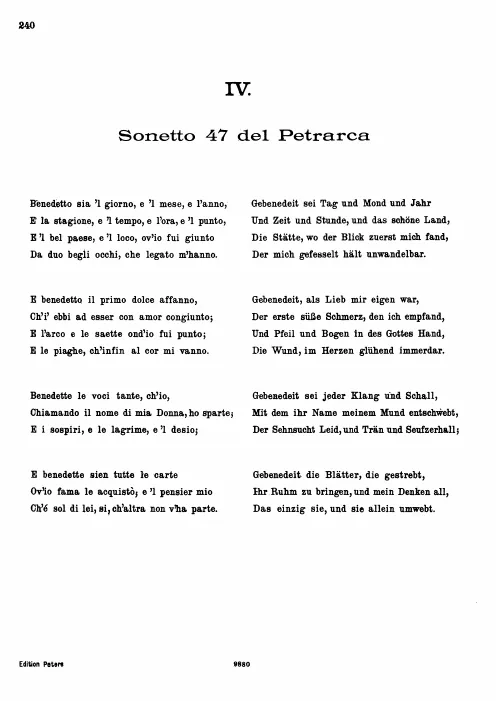 Nos.4-6: Sonetti 47, 104, 123 del Petrarca (filter)