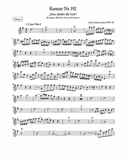 Oboe 1, 2