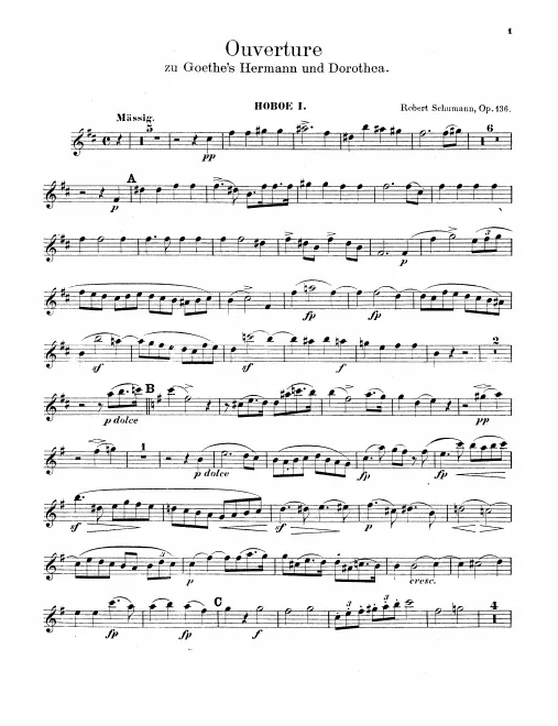 Oboe 1, 2
