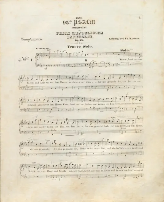 Tenor, 2 Soprano soli