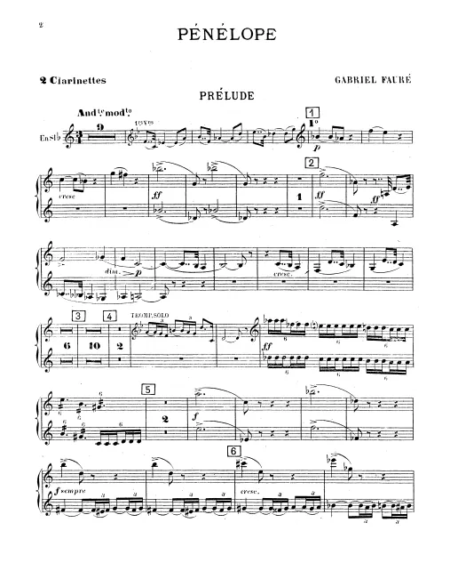 Clarinet 1/2, Bass Clarinet (B)
