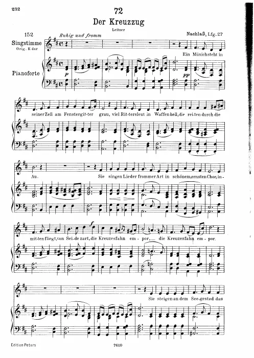Complete Score (Original / Low voice, )