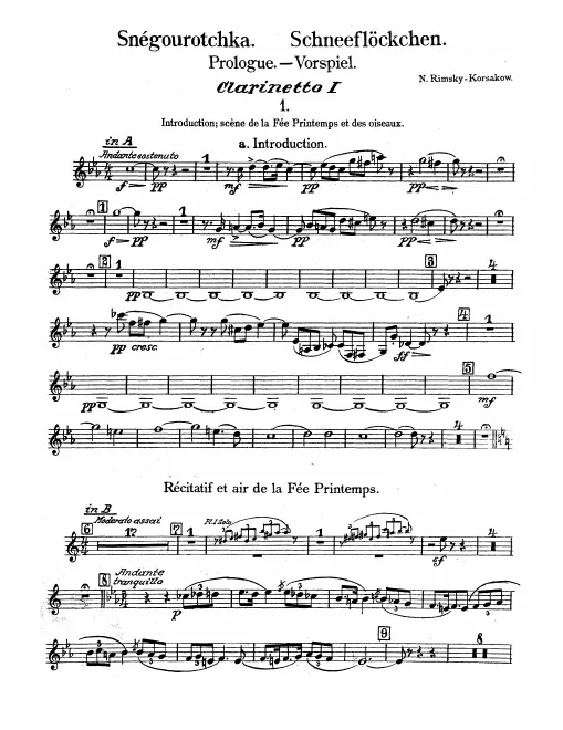 Clarinet 1 (A/B)