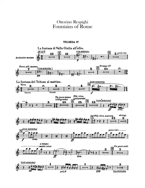 Trumpet 1, 2, 3 (B♭, A)