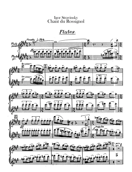 Piccolo (also Flute)/Flute