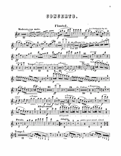 Flute 1, 2