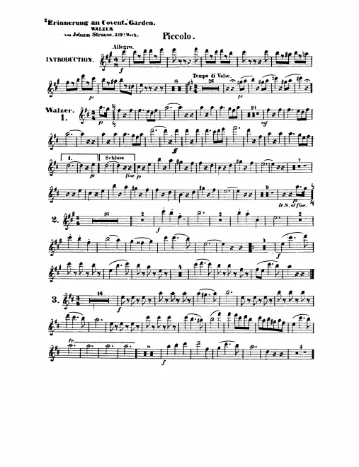 Piccolo, Flute