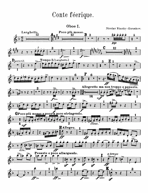 Oboe 1, 2