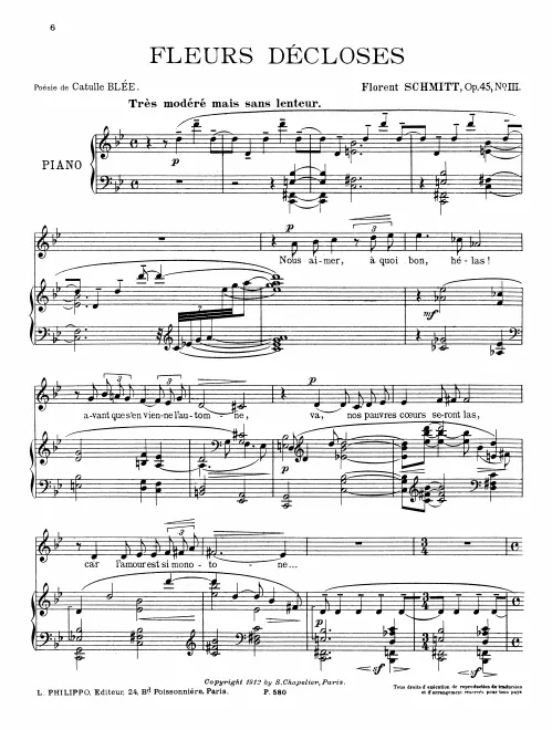 No.3 - Fleurs décloses