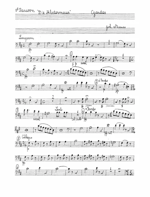 Bassoon 1, 2