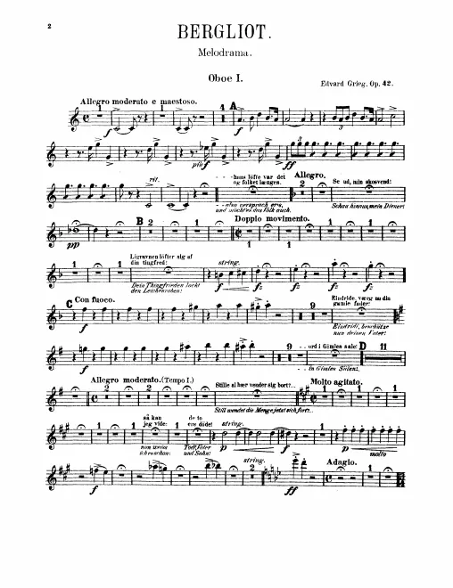 Oboe 1, 2