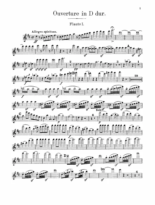 Flute 1, 2