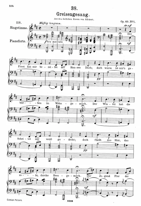 Complete Score (Original / High voice, )