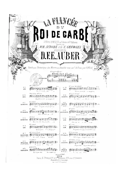 No.9, Couplets: "Ne craignez rien" (Act II, No.8 bis )
