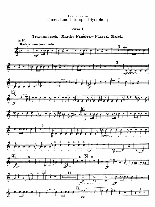 Horn 1 (F, E)