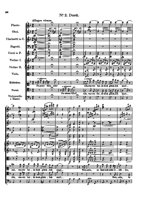 2. Duet 'Du guter Heinrich...Du süsses Kind'