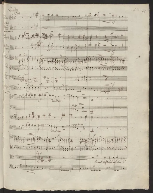 Complete Score (before April 1838)