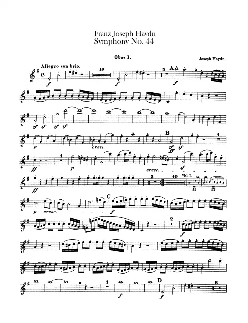 Oboe 1, 2