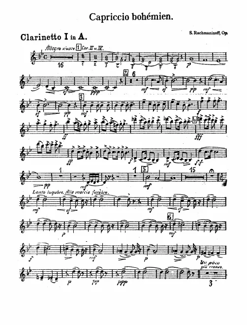 Clarinet 1 (A)