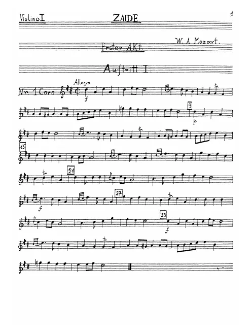 Violins I
