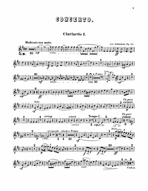 Clarinet 1, 2 (A/B)