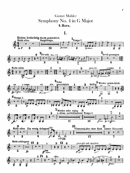 Horn 4 (F)