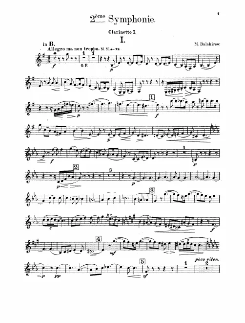 Clarinet 1, 2, 3 (A/B)