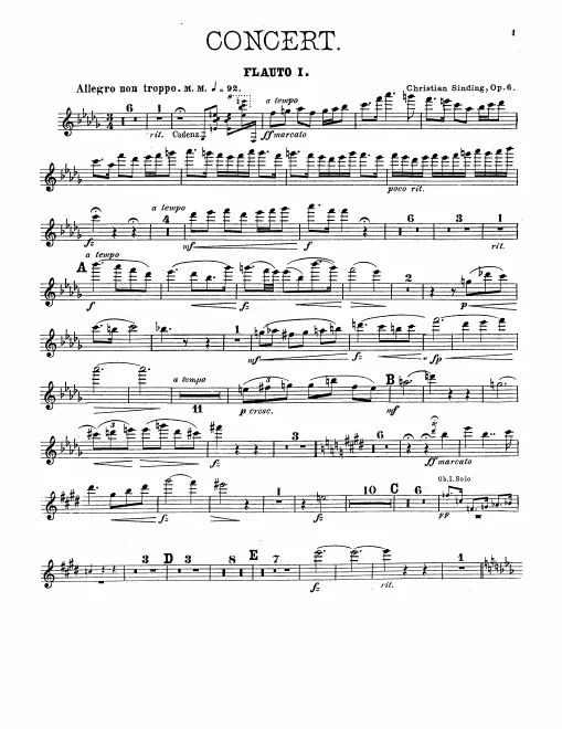 Flute 1, 2