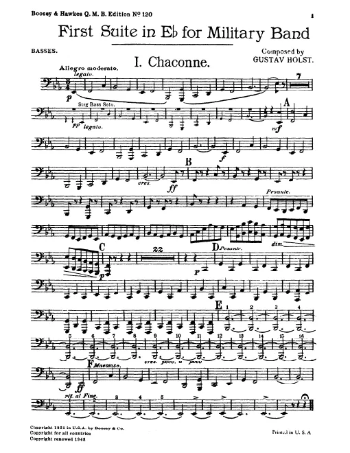 Basses (Tuba 1/2, Double Bass)