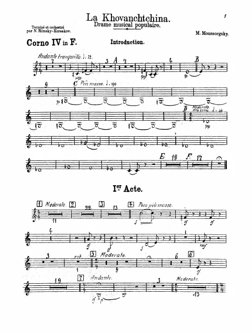 Horn 4 (F)