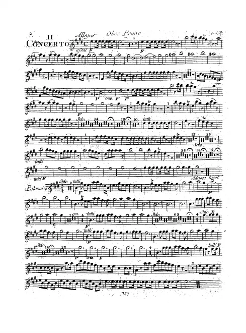 Oboe 1, 2