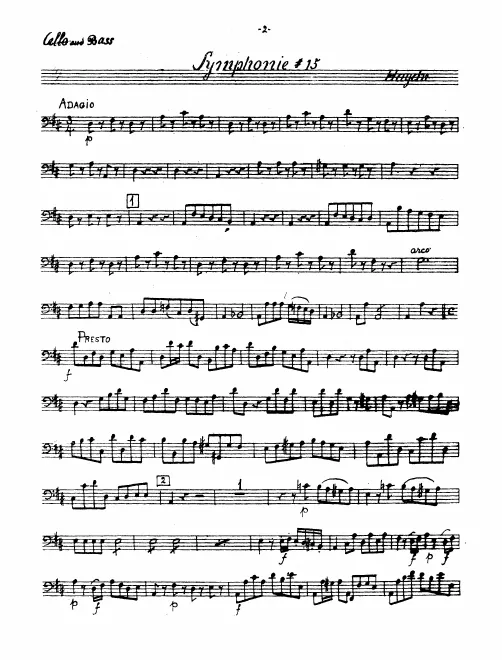 Cellos/Basses