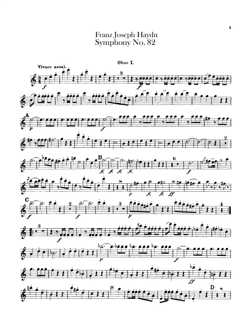 Oboe 1, 2