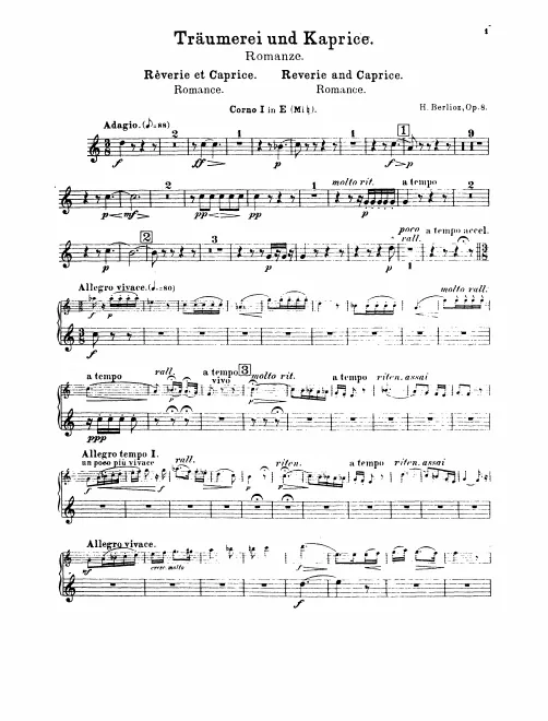 Horn 1, 2 (E)