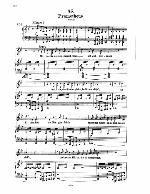 Complete Score (Original / High Voice, )