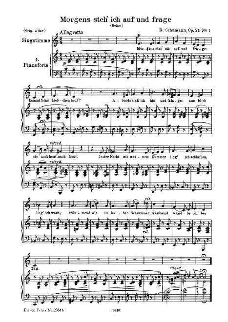 Complete Score (for medium voice) (very low quality)