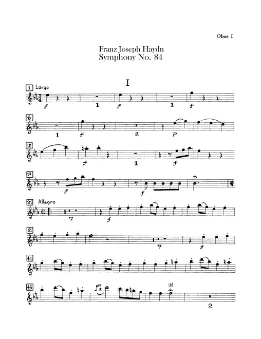 Oboe 1, 2