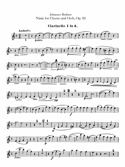 Clarinet 1, 2 (A)