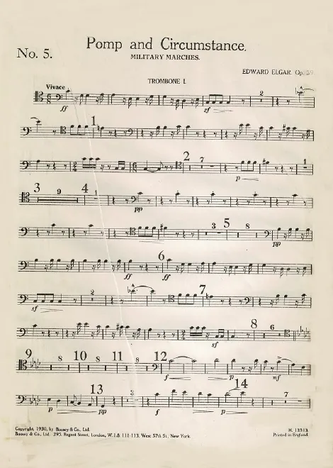 Trombone 1, 2, 3, Tuba