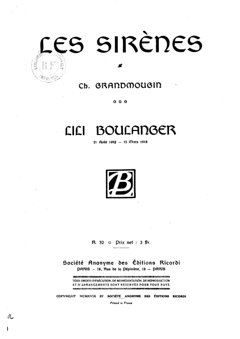 Complete Score (monochrome)