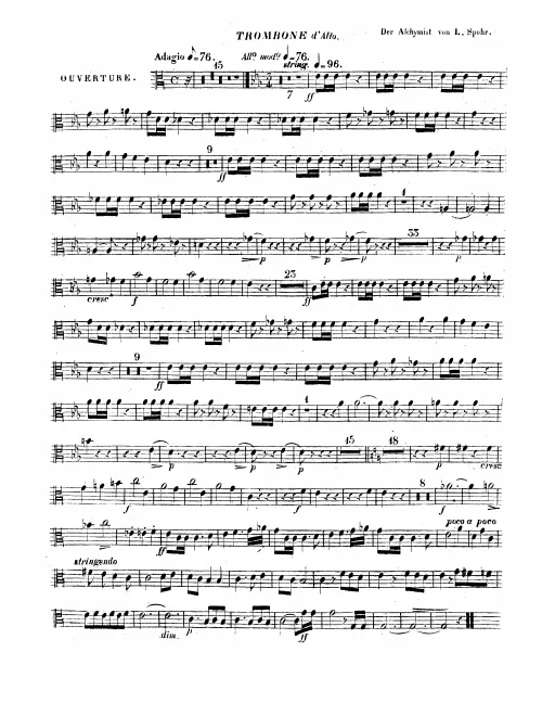 Trombone 1, 2, Bass Trombone