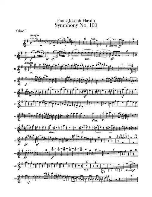 Oboe 1, 2