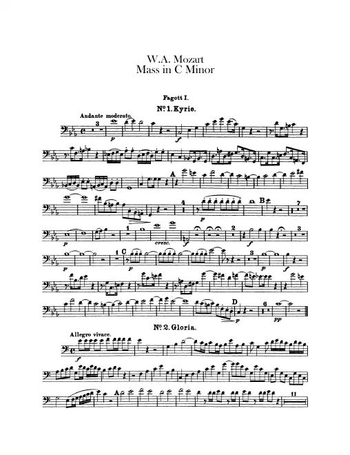 Bassoon 1, 2