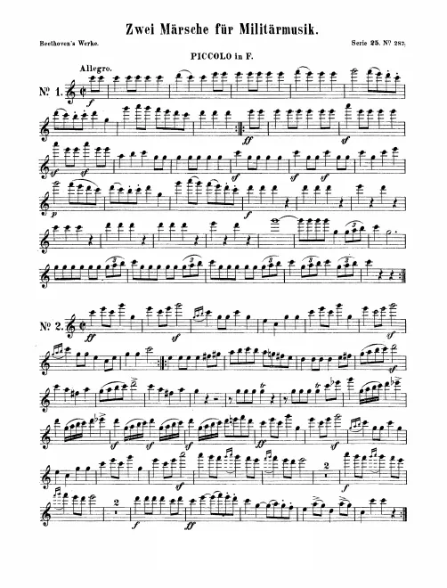 Flute 1, 2