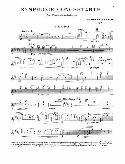 Oboe 1, 2/English Horn