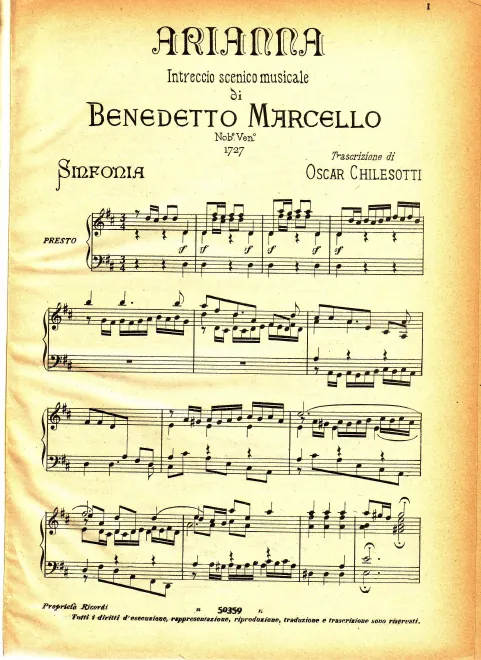 Sinfonia, Prima Parte Scena 1-5