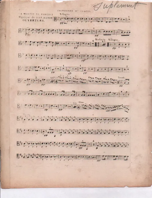 Trombone 1, 2, 3, Ophicleide