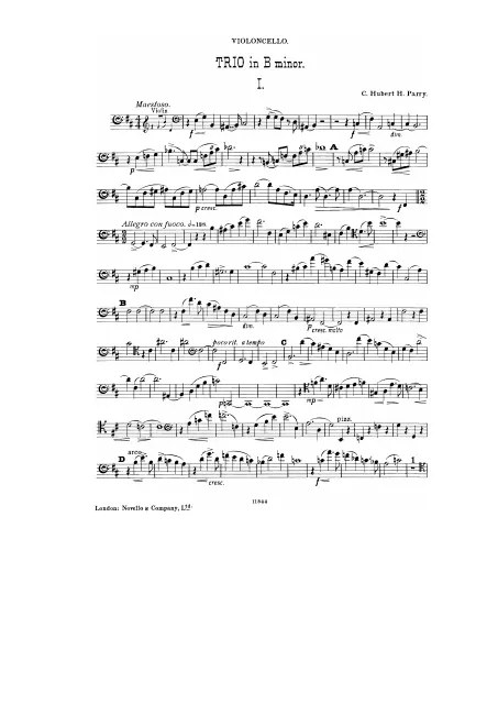 Cello part